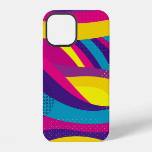 Funda Para iPhone 12 Fondo brillante colorido geométrico creativo con