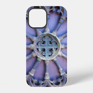 Funda Para iPhone 12 Fondo con fragmento decorativo (puertas antiguas)