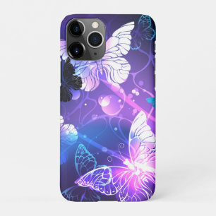 Funda Para iPhone 11Pro Fondo con mariposas nocturnas