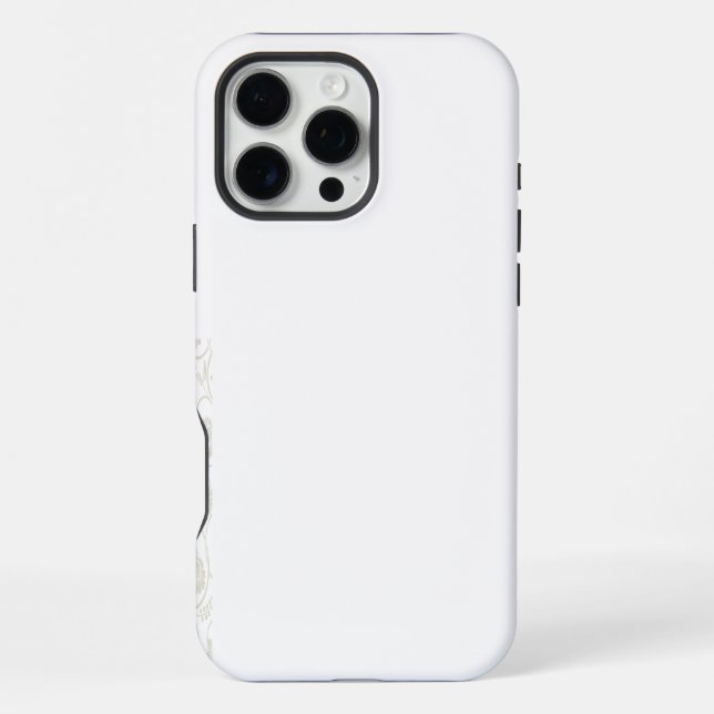 Funda Para iPhone Fondo continuo con patrones florales (Reverso )