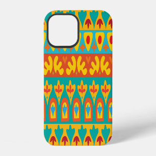 Funda Para iPhone 12 Fondo continuo de jardín étnico vintage