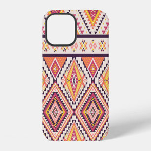 Funda Para iPhone 12 Fondo continuo rayado azteca tribal
