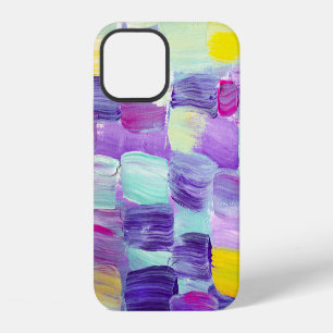 Funda Para iPhone 12 Fondo de arte abstracto pintado a mano