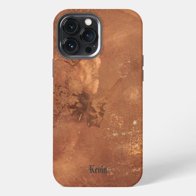 Funda Para iPhone Fondo de cobre (Reverso )