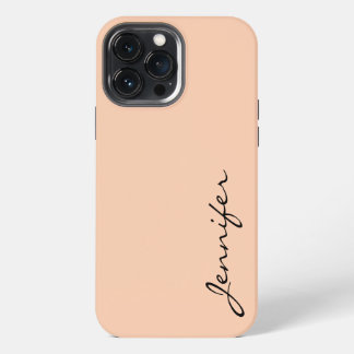 Funda Para iPhone 13 Pro Max Fondo de color albaricoque