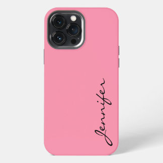 Funda Para iPhone 13 Pro Max fondo de color rosa Baker-Miller