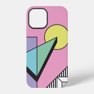 Funda Para iPhone 12 Fondo de composición geométrica abstracta en postm
