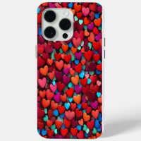 Fondo de corazones rojos video romántico nueva cal