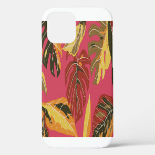 Funda Para iPhone 12 Fondo de escritorio de la naturaleza del Art Deco
