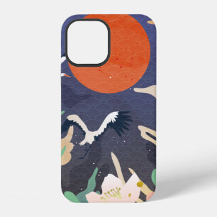 Funda Para iPhone 12 Fondo de estilo oriental de lujo en oro. Chino y