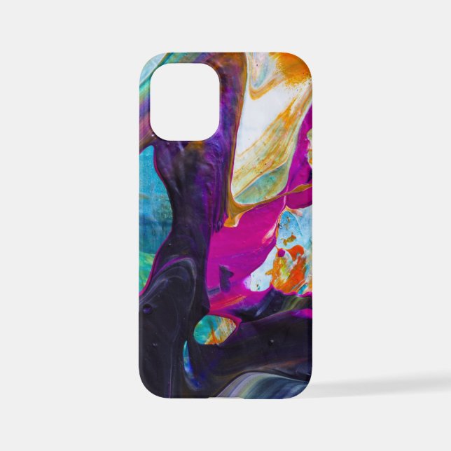 Funda Para iPhone Fondo de forma abstracta de arte (Reverso )