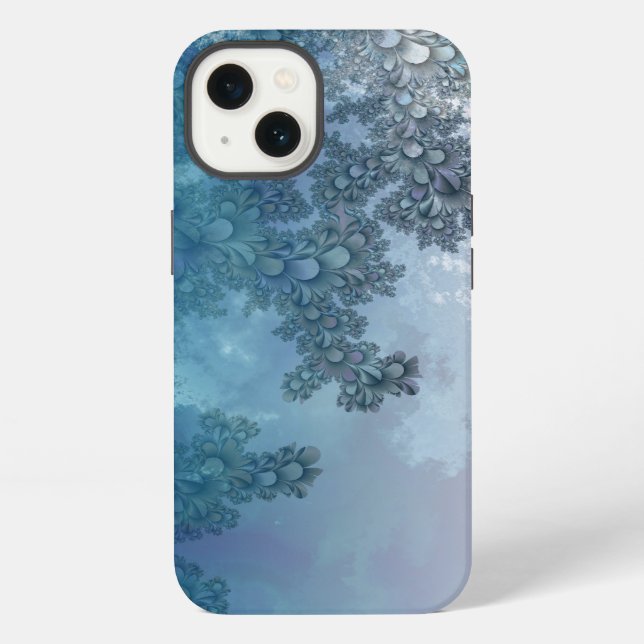 Funda Para iPhone fondo-de-hojas-patrón-de-hoja (Reverso )