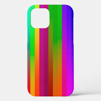 Funda Para iPhone 12 fondo de líneas verticales paralelas simples. abst