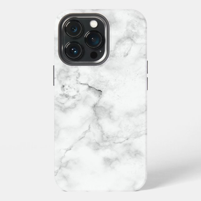 Funda Para iPhone Fondo de mármol en blanco y negro (Reverso )