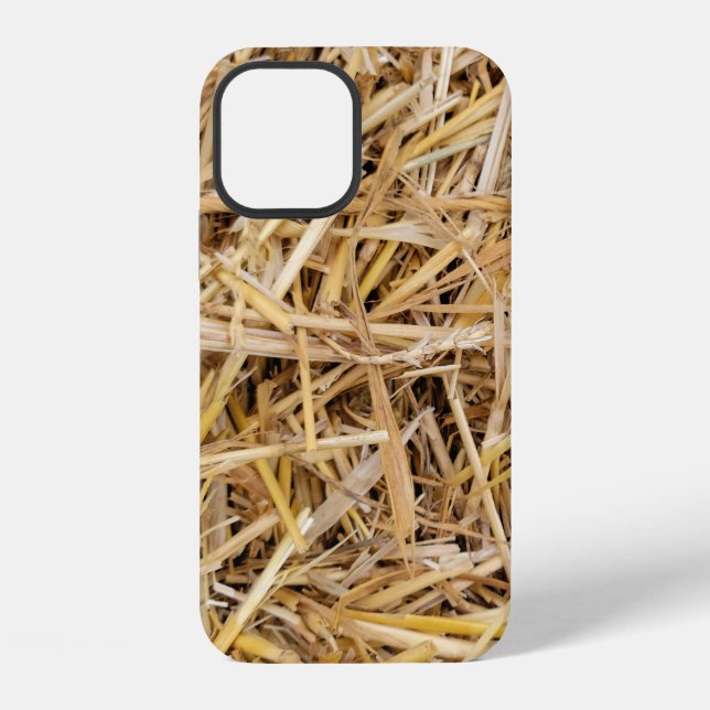 Funda Para iPhone Fondo de pacas de heno (Reverso )
