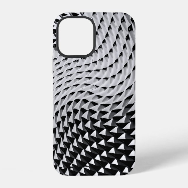 Funda Para iPhone Fondo de pantalla digital gris (Reverso )
