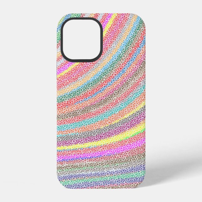 Funda Para iPhone Fondo de pantalla low poly (Reverso )