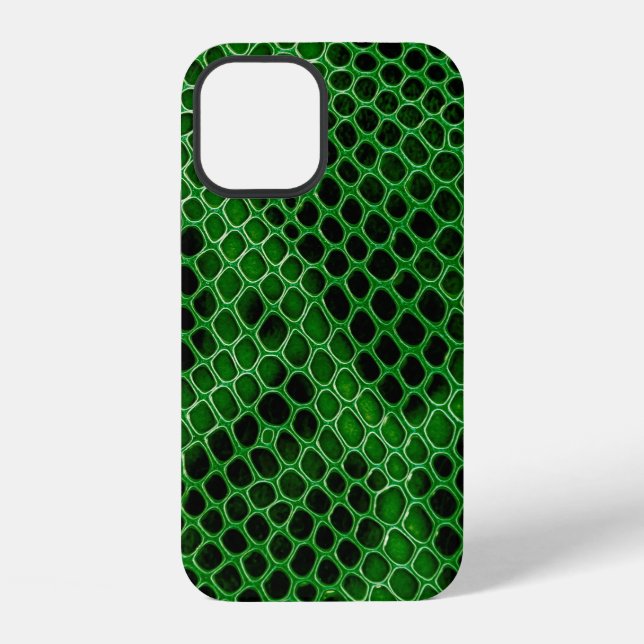 Funda Para iPhone Fondo de piel de serpiente (Reverso )