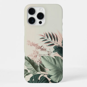 Funda Para iPhone 16 Pro Max Fondo de planta de Greenary estético