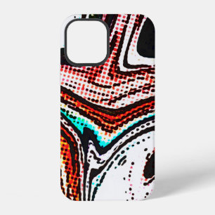 Funda Para iPhone 12 Fondo de remolino abstracto. Textura de pintura lí