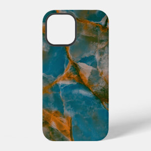 Funda Para iPhone 12 fondo de textura de mármol, mármol breccia natural