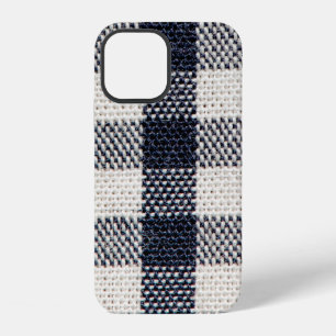 Funda Para iPhone 12 Fondo de textura de tela de franela.
