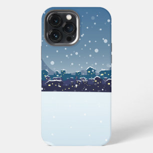 Funda Para iPhone 13 Pro Max Fondo de una noche de invierno