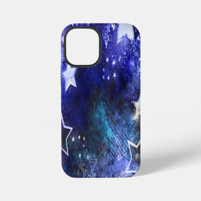 Funda Para iPhone Fondo espacial con estrellas (Reverso )