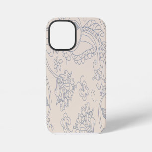 Funda Para iPhone 12 Mini Fondo floral vintage