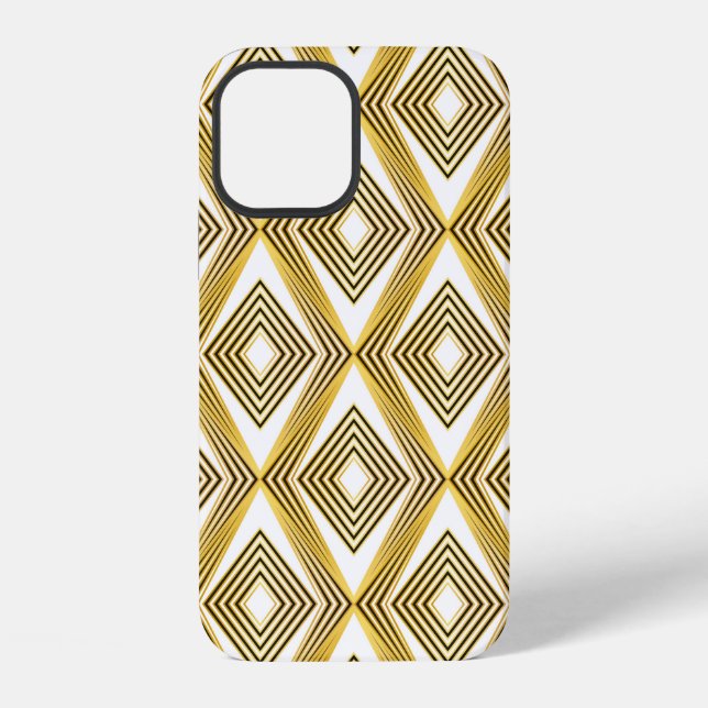 Funda Para iPhone Fondo geométrico abstracto. Art Decó.  (Reverso )