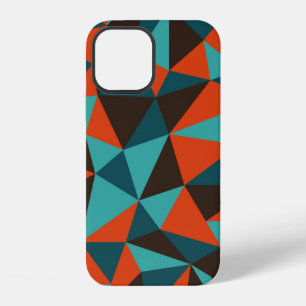 Funda Para iPhone 12 Fondo geométrico retro abstracto - Vintage