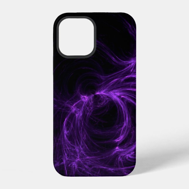 Funda Para iPhone Fondo gradiente espiral de fractales (Reverso )
