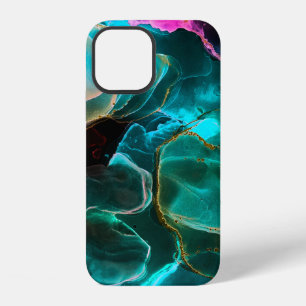 Funda Para iPhone 12 Fondo mágico. Pintado a mano. Fluye la creatividad