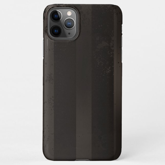 Funda Para iPhone fondo marrón rayado de vapor (Reverso)