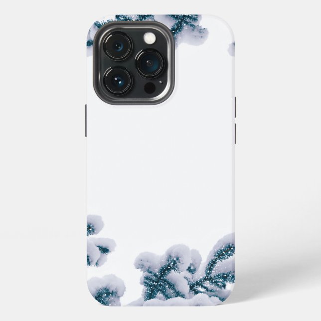 Funda Para iPhone Fondo. Paisaje invernal (Reverso )