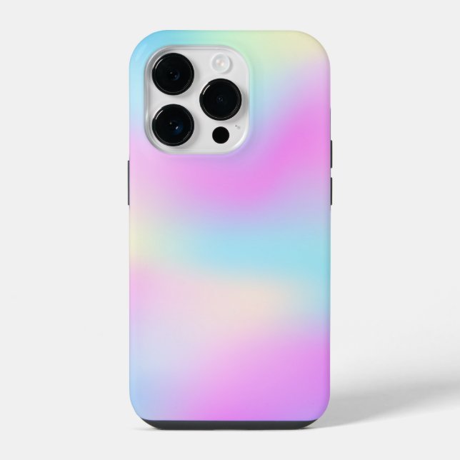 Funda Para iPhone Fondo ridiscente colorido (Reverso )