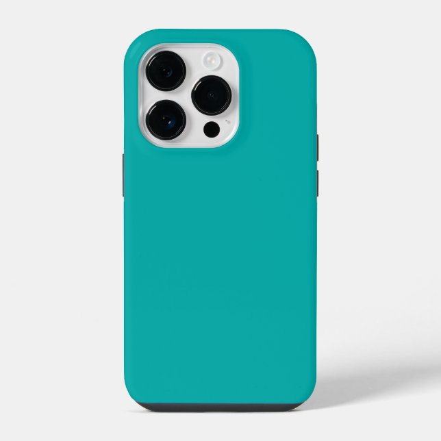 Funda Para iPhone Fondo turquesa si lo desea (Reverso )