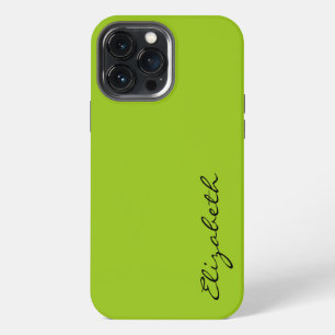 Funda Para iPhone 13 Pro Max Fondo Verde Plano