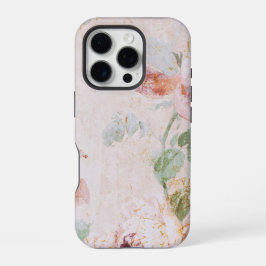 Funda Para iPhone 16 Pro Fondo vintage con rosas