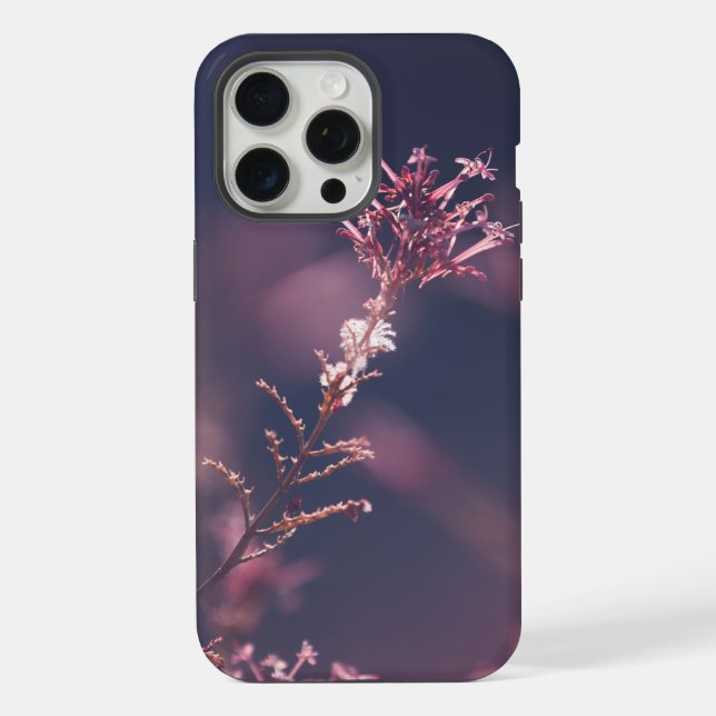 Funda Para iPhone Fondo vintage floral (Reverso )