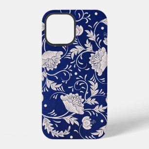 Funda Para iPhone 12 fondo vintage. Hermoso patrón floral redondo
