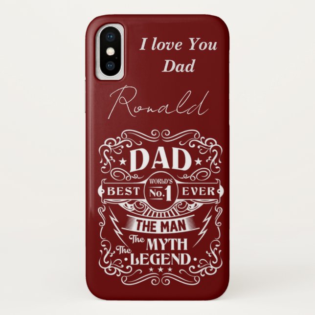 Funda para iPhone /  for dad (Reverso)