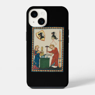 Funda Para iPhone 14 Forja de herrero Casco Arte medieval