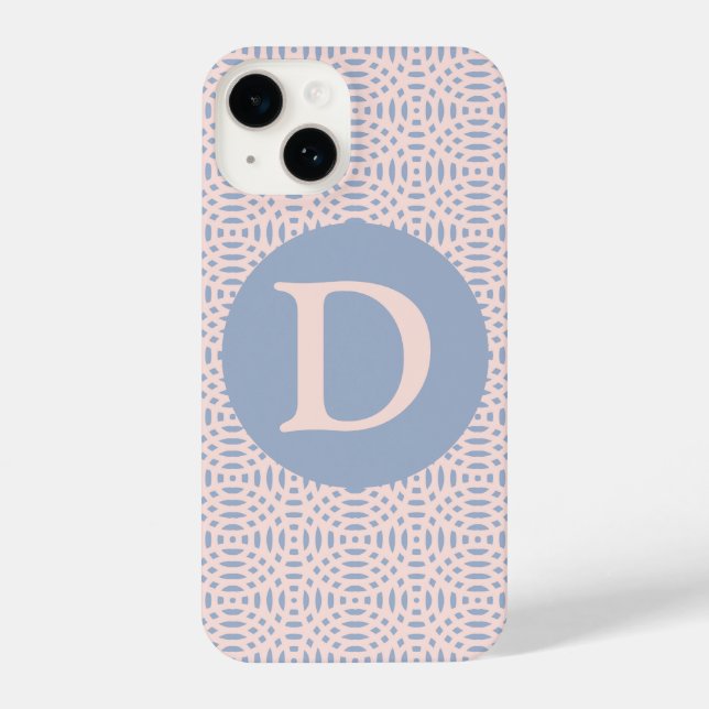 Funda Para iPhone forma circular patrón transparente (Reverso )