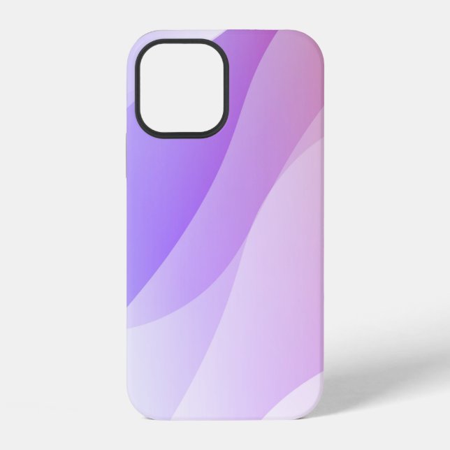Funda Para iPhone Forma de onda geométrica abstracta con gradiente s (Reverso )
