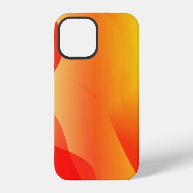 Funda Para iPhone Forma de onda geométrica con gradiente borroso abs (Reverso )