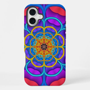 Funda Para iPhone 16 Plus Forma decorativa abstracta Flor