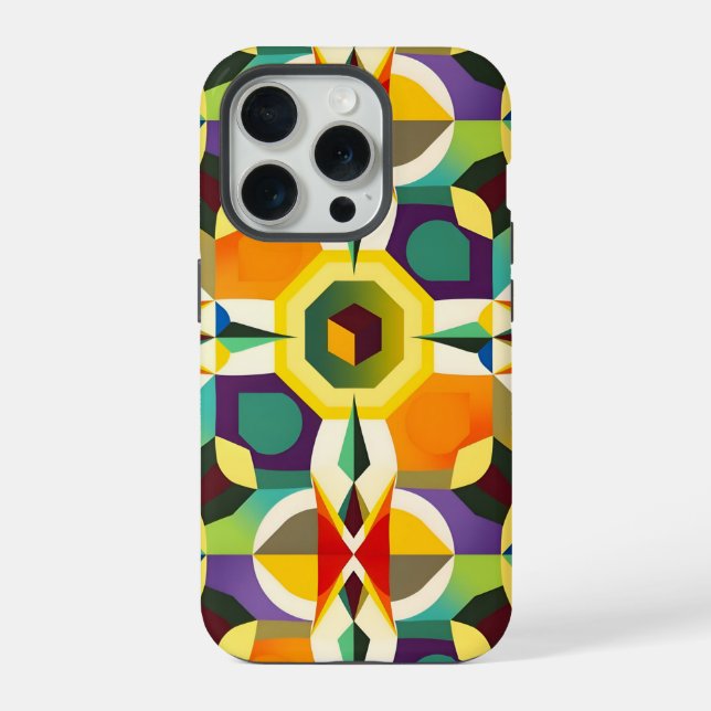 Funda Para iPhone Forma multicolor 1 (Reverso )