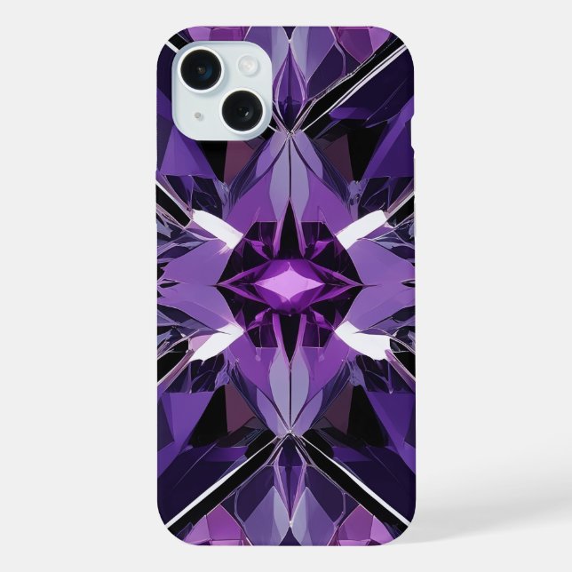 Funda Para iPhone Formación de cristal geométrico (Reverso )