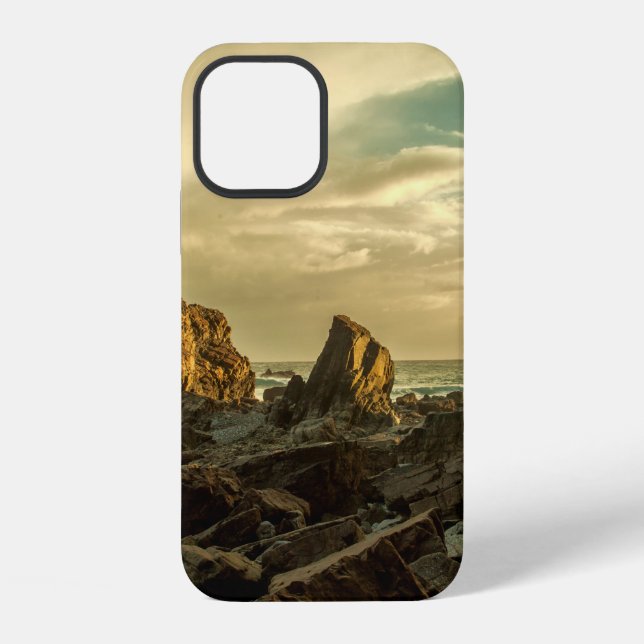 FUNDA PARA iPhone FORMACIÓN DE ROCA MARRÓN (Reverso )